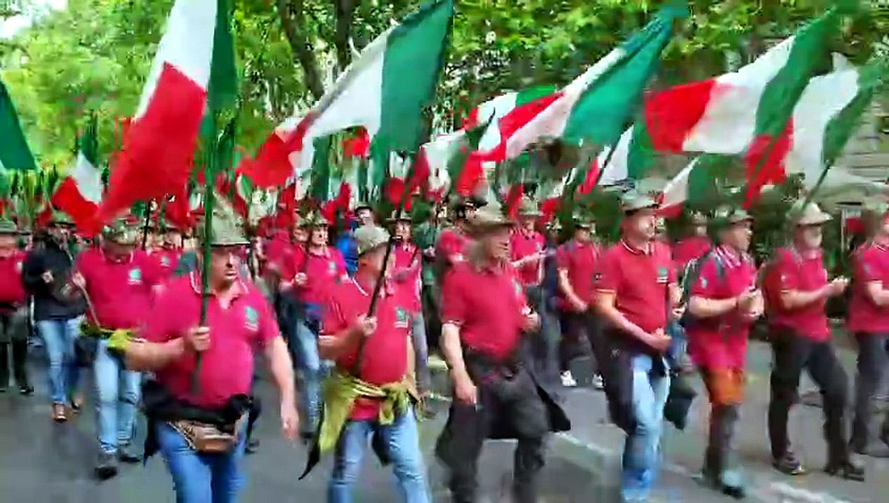 Adunata di Genova, alpini trentini protagonisti. Il video