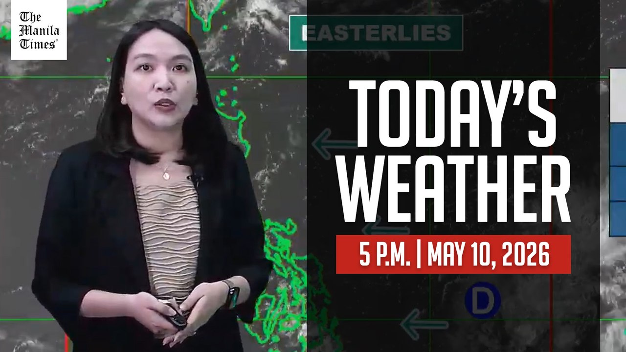 Today's Weather, 5 P.M. | May 10, 2026