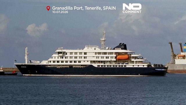 Evacúan a los pasajeros del crucero con hantavirus en Tenerife