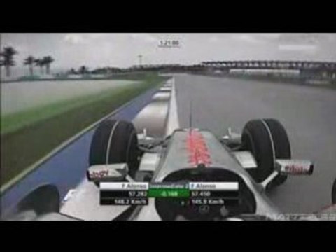Alonso onboard Malasia 2007