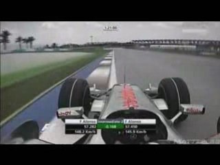 Alonso onboard Malasia 2007