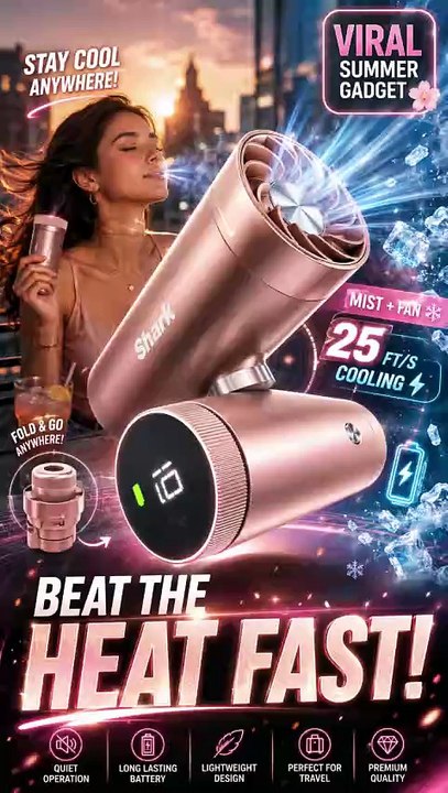 This Tiny Cooling Gadget Feels Like Portable AC 😱