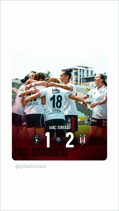 Deplasmanda galibiyet bizim! 🦅  ⚽ 10’ Jelena Karlicic ⚽️ 45+2’ İlayda Civelek  Ünye Kadın SK 1-2 Beşiktaş