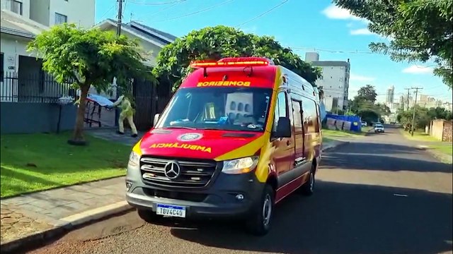 Mulher sofre queda e fica ferida ao colher frutas no Bairro Pioneiros Catarinenses
