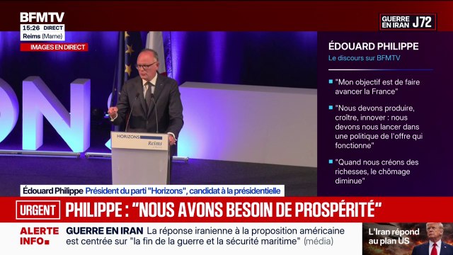 Édouard Philippe: Dans un certain nombre de quartiers, nous voyons des territoires perdus ou beaucoup plus tenus par les dealers que par la République
