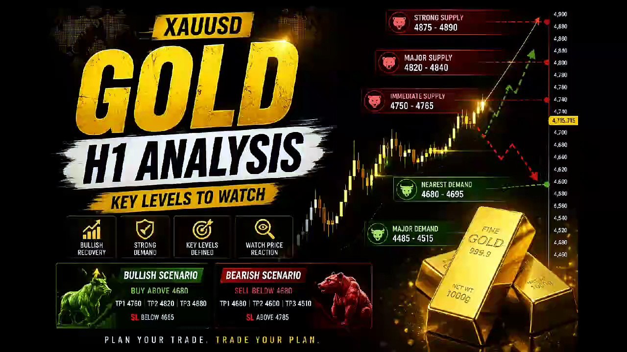 Gold (XAUUSD) Bullish Recovery: Key Institutional Levels & Scenarios