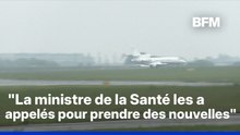 Hantavirus: les cinq Français évacués du navire viennent d'atterrir à l'aéroport du Bourget