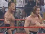Rhyno & Booker T vs Chris Jericho & The Rock part 1