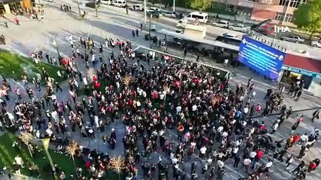 Elazığ’da binlerce taraftar, dev ekranda maçı izledi | Ajansspor | IHA