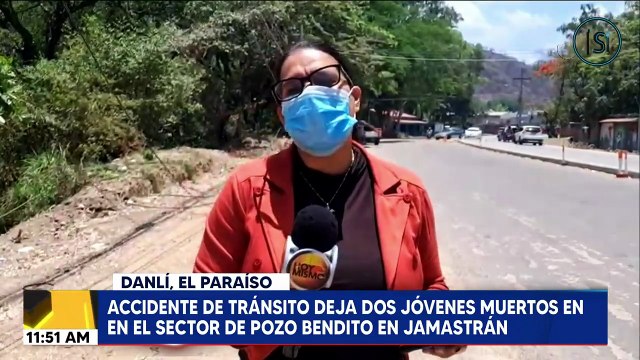 Accidente de tránsito deja dos jóvenes muertos en el sector de Pozo Bendito en Jamastrán