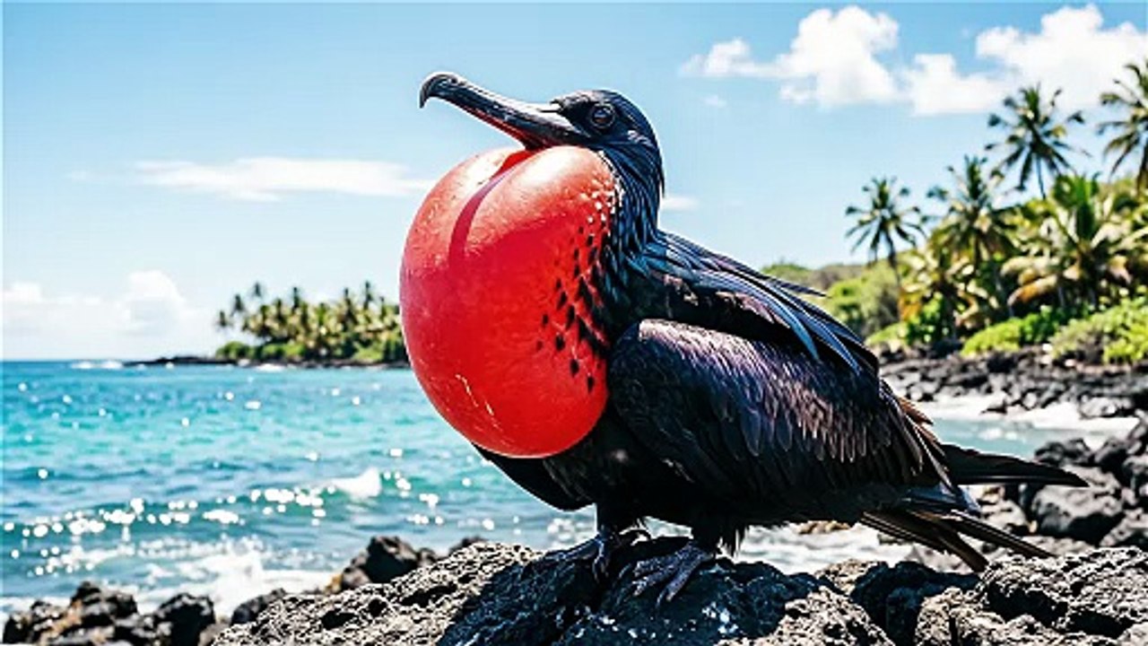 Frigatebird Balloon Display