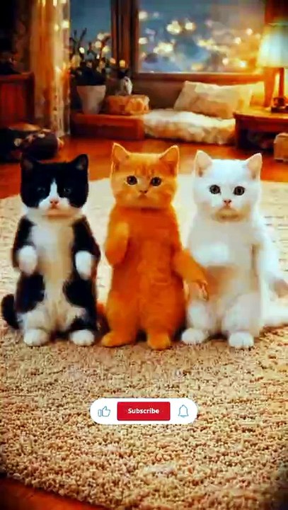 Cute kitten Dance viral video