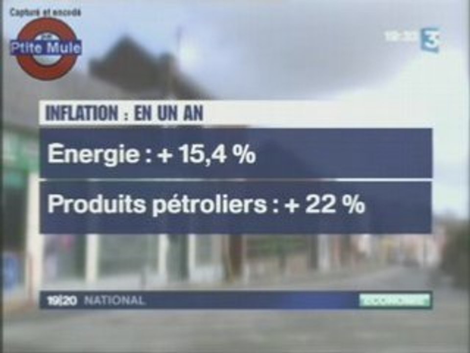L'inflation à la hausse