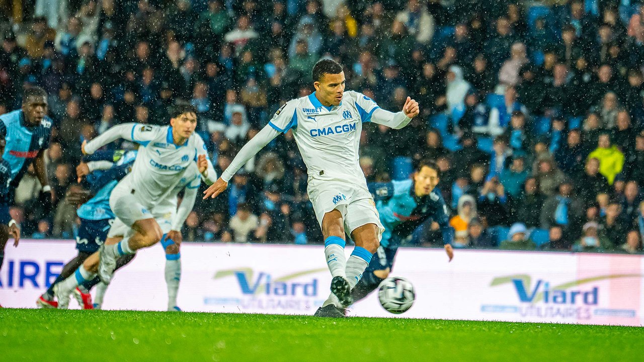 Le Havre 0-1 OM : Le penalty de Mason Greenwood