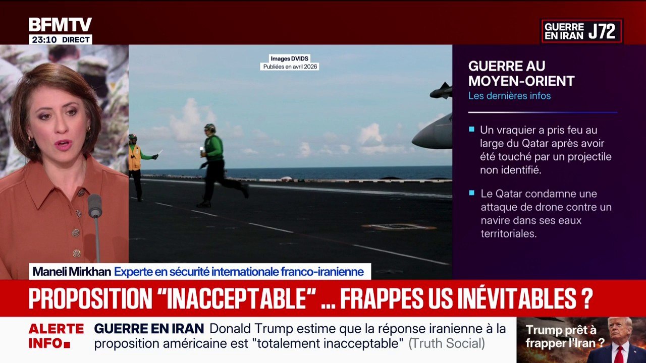 Iran: "Je pense que Donald Trump ne va pas encl...