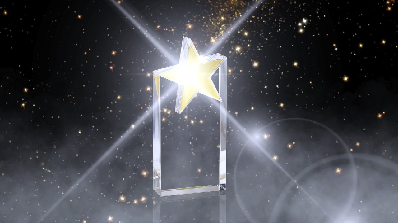 Golden Star Crystal Trophies at Trophy-World Malaysia | Custom Trophies & Plaques Supplier