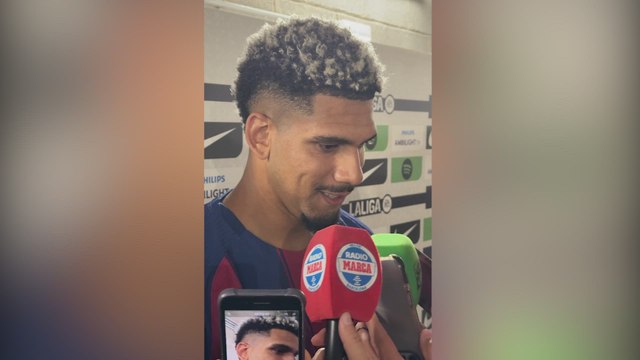ARAÚJO, zona mixta COMPLETA tras ganar LALIGA en EL CLÁSICO | BARÇA 2 - MADRID 0