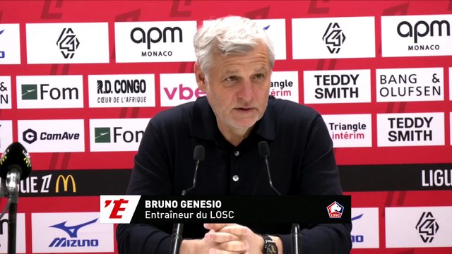 Bruno Genesio après la victoire du LOSC à Monaco : « Il faut vite se dire qu'il reste un match à gagner » - Foot - Ligue 1 - Lille