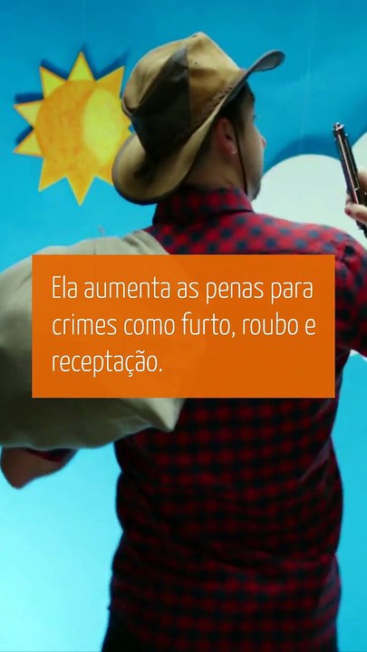 Vídeo - Sancionado aumento de penas para furto, roubo e receptação