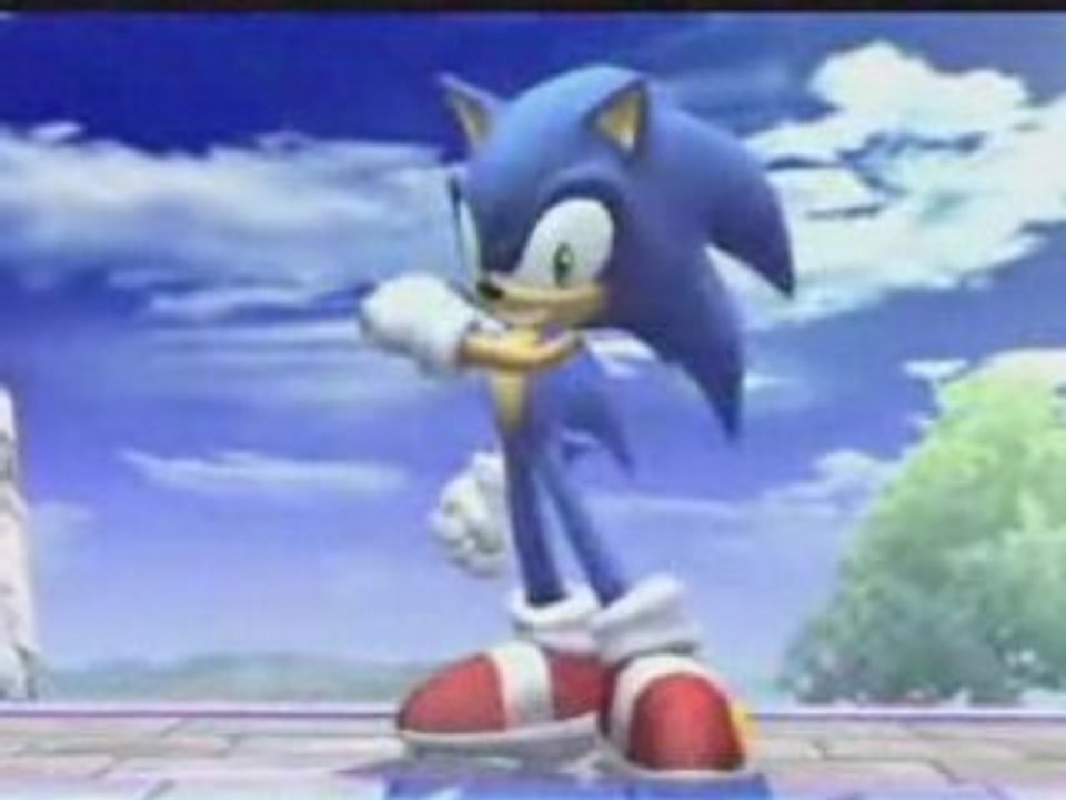 SSBB-Sonic the Hedgehog Joins the Brawl!