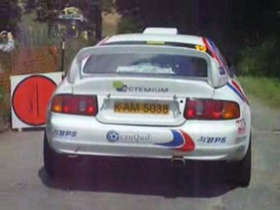 Rouillard Toyota Celica GT FOUR rallye limousin 2008 départ