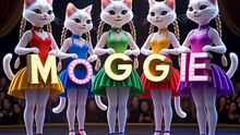 From Dice to Spotlight 😻🎭✨  MOGGIE Cats Shine Bright