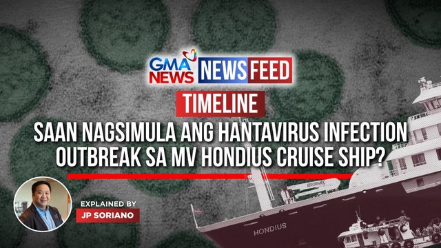 TIMELINE — Saan nagsimula ang hantavirus infection outbreak sa MV Hondius cruise ship? | GMA News Feed