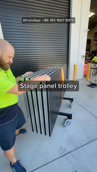 Stage panel trolley