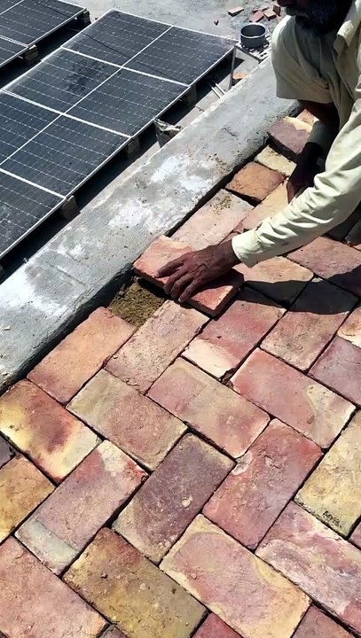 Brick tile trick.