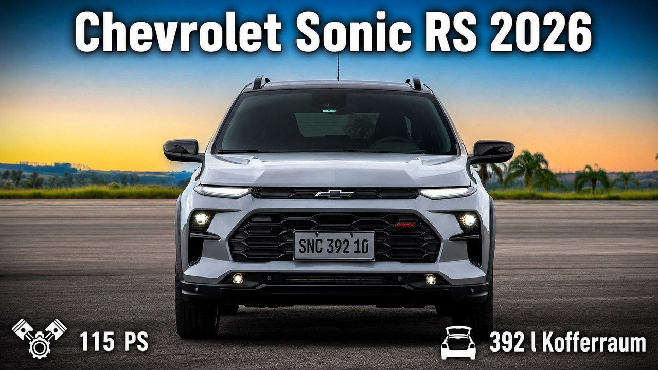 2026 Chevrolet Sonic RS: Kompakt-SUV für den Alltag