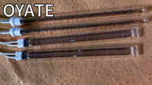 Clear Halogen Single End Connection Infrared Heat Lamp for Coffee Machines