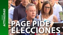 Page vuelve a pedir elecciones y espera garantías de que el PSOE no será imputado