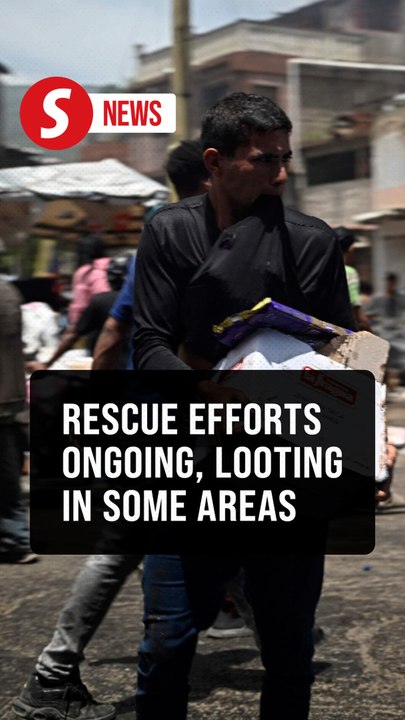 Venezuela quake survivors turn to looting in La Guaira