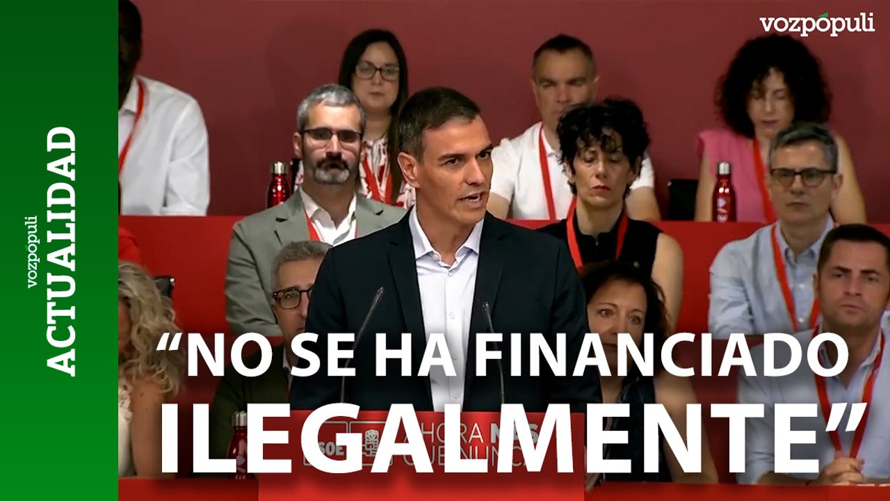 Sánchez asegura ante el Comité Federal que el PSOE no se ha financiado ilegalmente