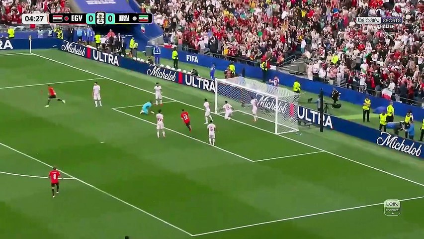 هدف مصر الاول في مرمي ايران بكأس العالم