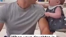 Dad Can_t RESIST Baby s Kisses 😘❤️ #Dailymotion #foryou #viralvideo #cutebaby #dad