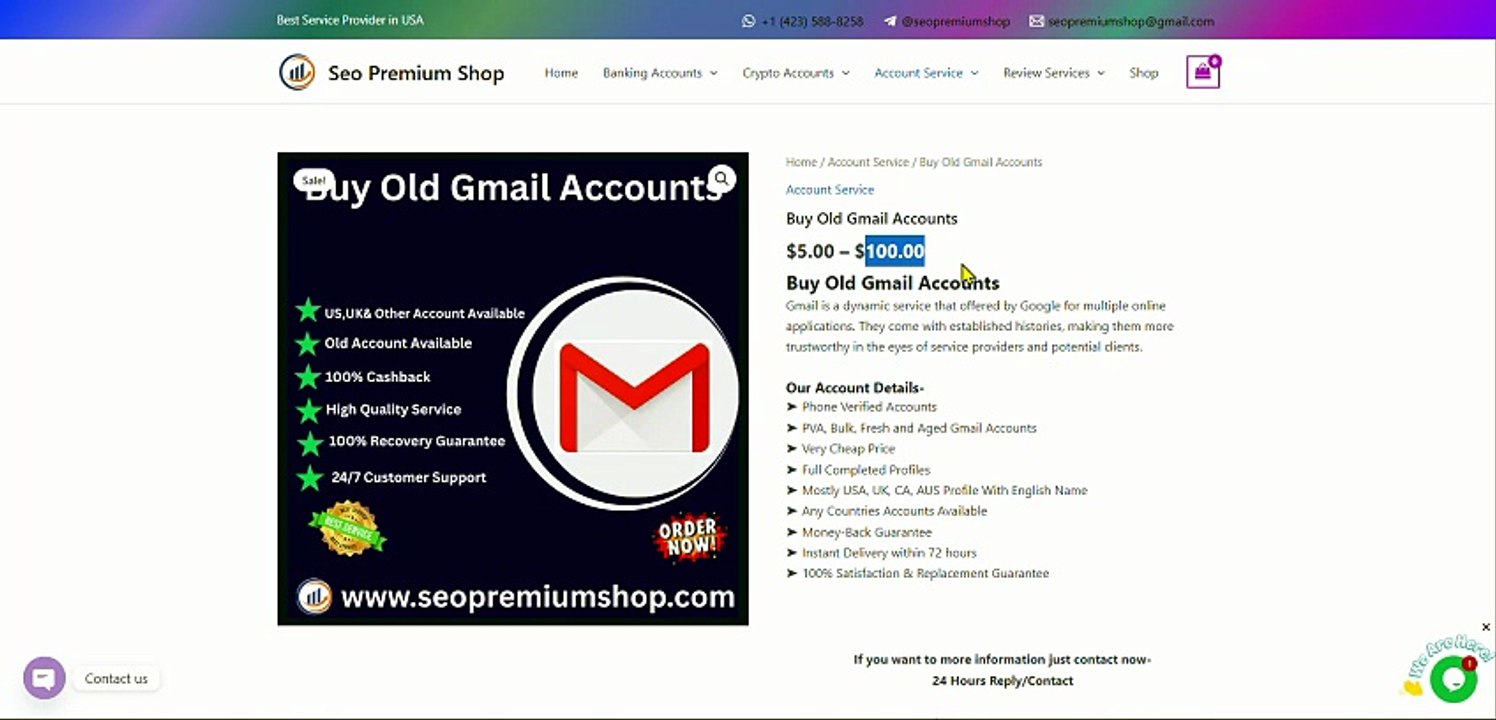 19 Best Place To Buy, Old Gmail Account (PVA & Aged) in ...