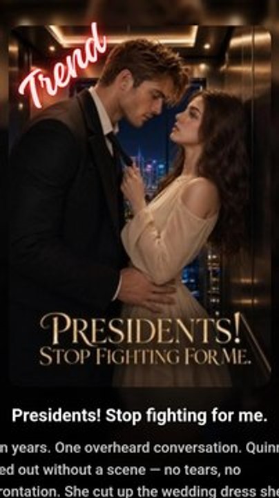 Presidents! Stop fighting for me