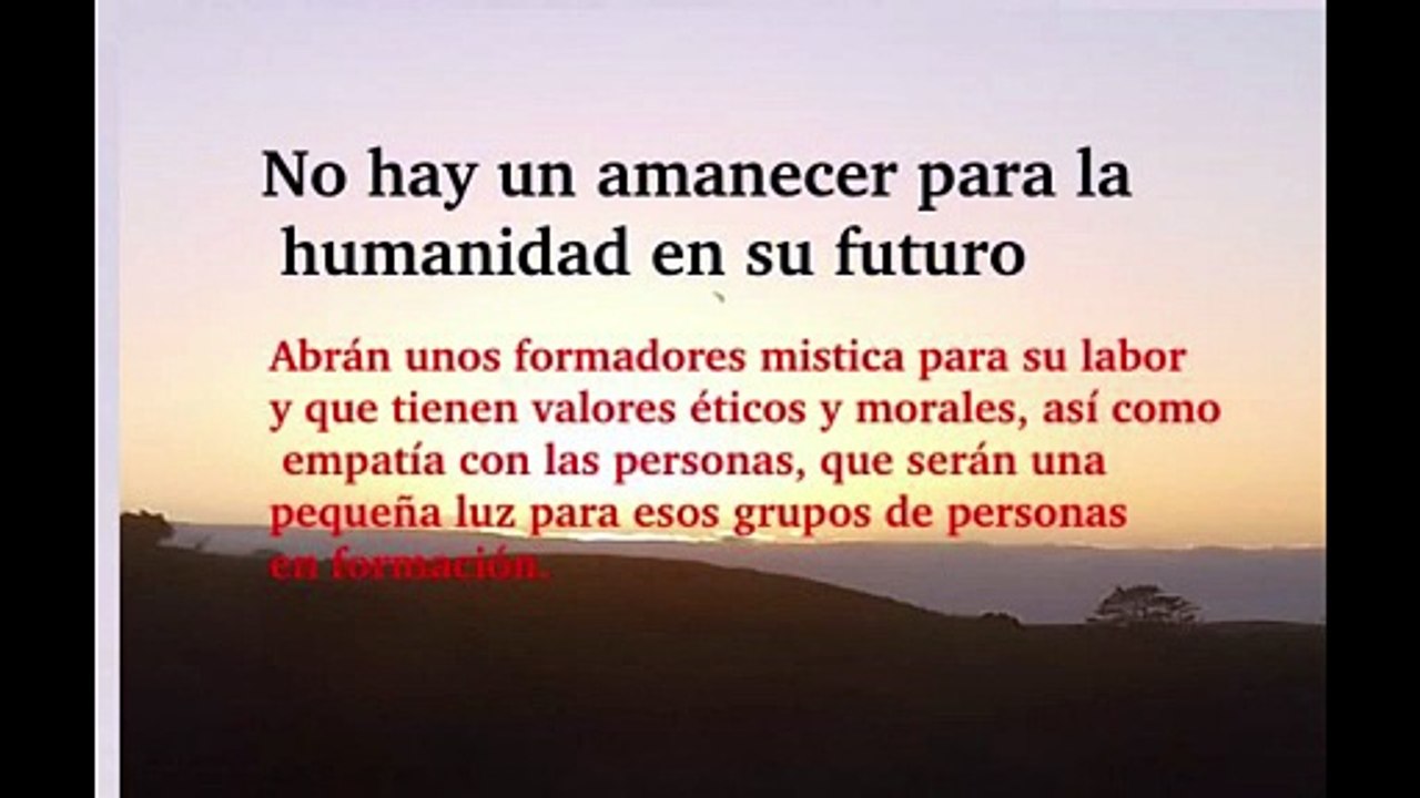 Oscuro amanecer futurista para la humanidad