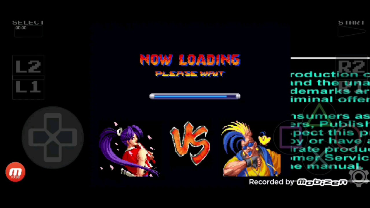 Real Bout Fatal Fury Mai Shiranui vs Duck King luta completa