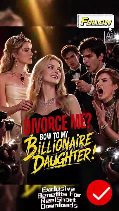 💫Divorce Me Bow to My Billionaire Daughter Dailymotion Video #reelshort