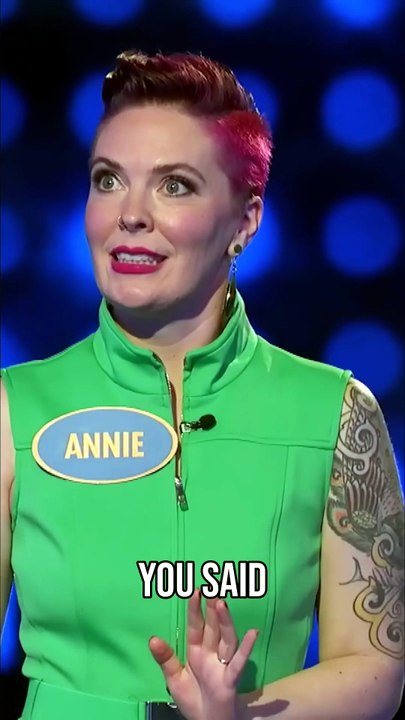Annie Catches Fire Playing Fast Money on Family Feud