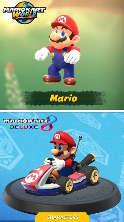 Mario Kart World vs Mario Kart 8 Deluxe - Switch 2 vs S.