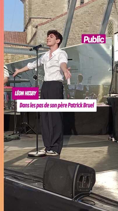 Léon Hesby, artiste, dans les pas de son père Patrick Bruel ce vendredi au Festival des Sables aux Sables d'Olonne