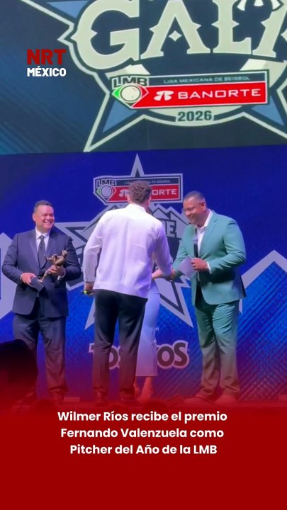 Wilmer Ríos es reconocido como Pitcher del Año en la Liga Mexicana de Beisbol