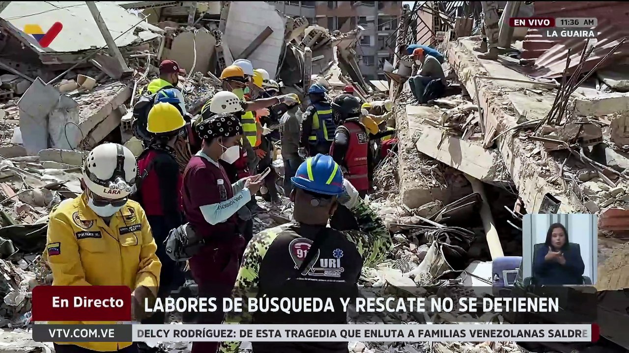 La Guaira | Protección Civil y grupos de rescate continúan sus labores las 24 horas