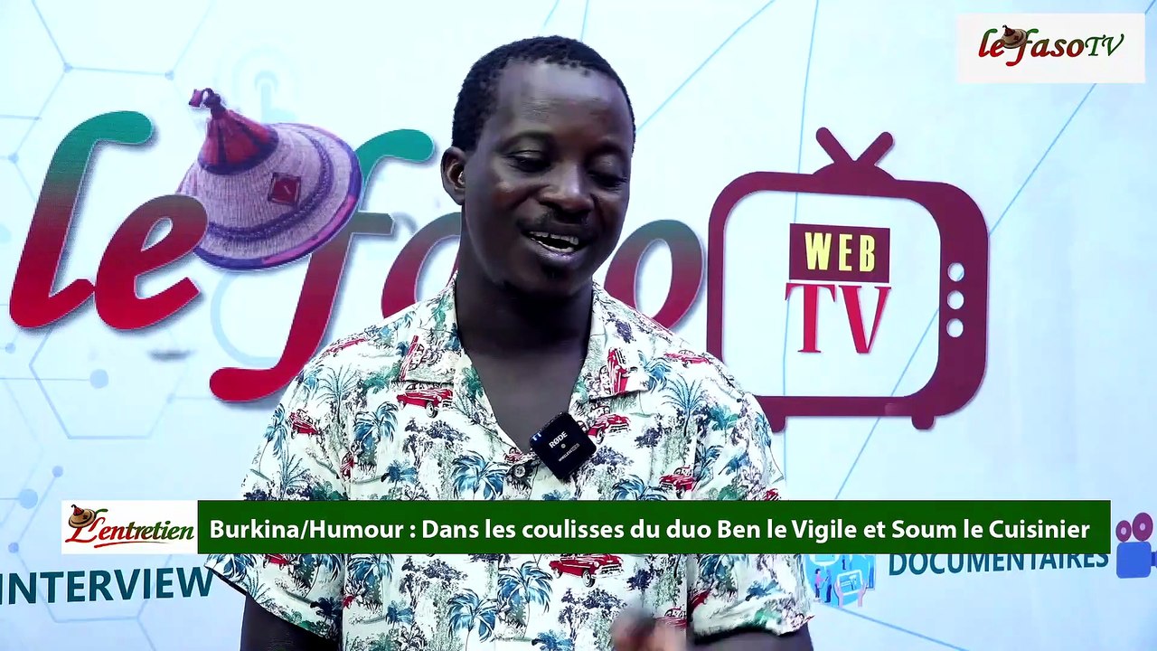 Burkina/Humour : Dans les coulisses du duo Ben le Vigile et Soum le Cuisinier