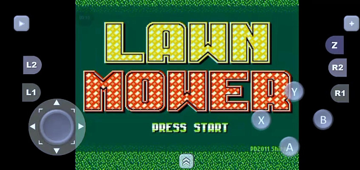 Lawn mower by Shiru - gameplay NES Driving Work simulator Hardest