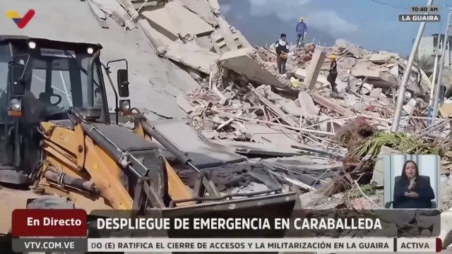 Día 3 de los terremotos en Venezuela: continua la búsqueda de desaparecidos con el apoyo de Francia y España