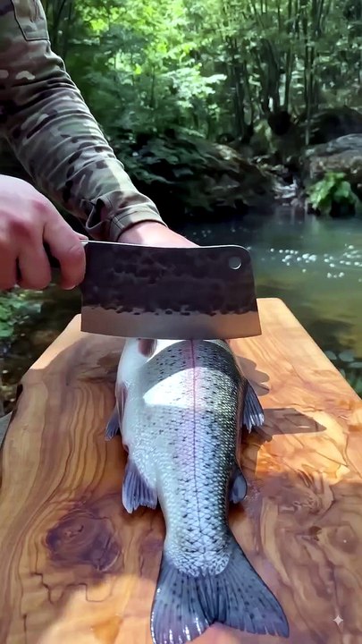 Fish grilled video